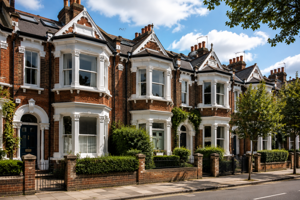 RICS property survey inspecting exterior painted brickwork condition – Surveying People