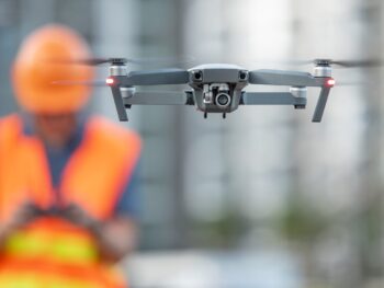drone survey surveyor flying